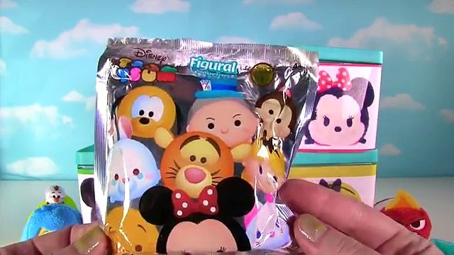 Huge Disney Tsum Tsum Surprise Toy Blind Box Show! Figural Keyring Blind Bags! Mickey Mouse Minnie