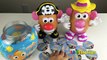 FISH & CHIPS Family Fun Kids Game Mr & Mrs Potato Head Learn COLORS Marvel Egg Surprise To