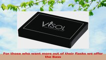Visol Bass Wide Mouth Stainless Steel Hip Flask Silver Satin Finish 7Ounce Chrome 694e4854