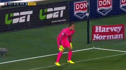 Deivson Rogerio Bobo Penalty Goal HD - Melbourne City 0-1 Sydney FC 24.02.2017
