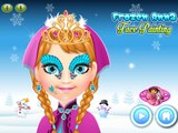 Bebé Barbie Disney Congelado Princesa Elsa , Anna Y Olaf Pintura De La Cara De Juego Para Los Niños