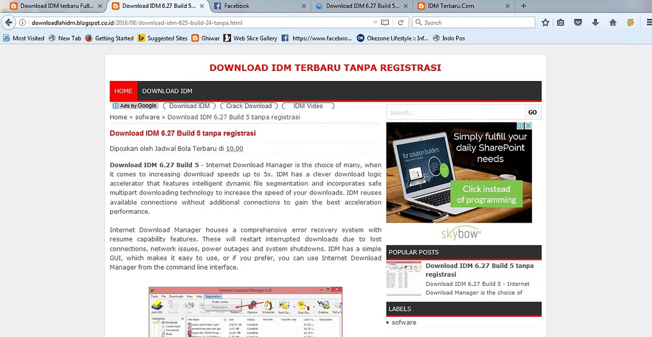 ⁣IDM terbaru full 6.27 build 5 tanpa regis dan Cara Install