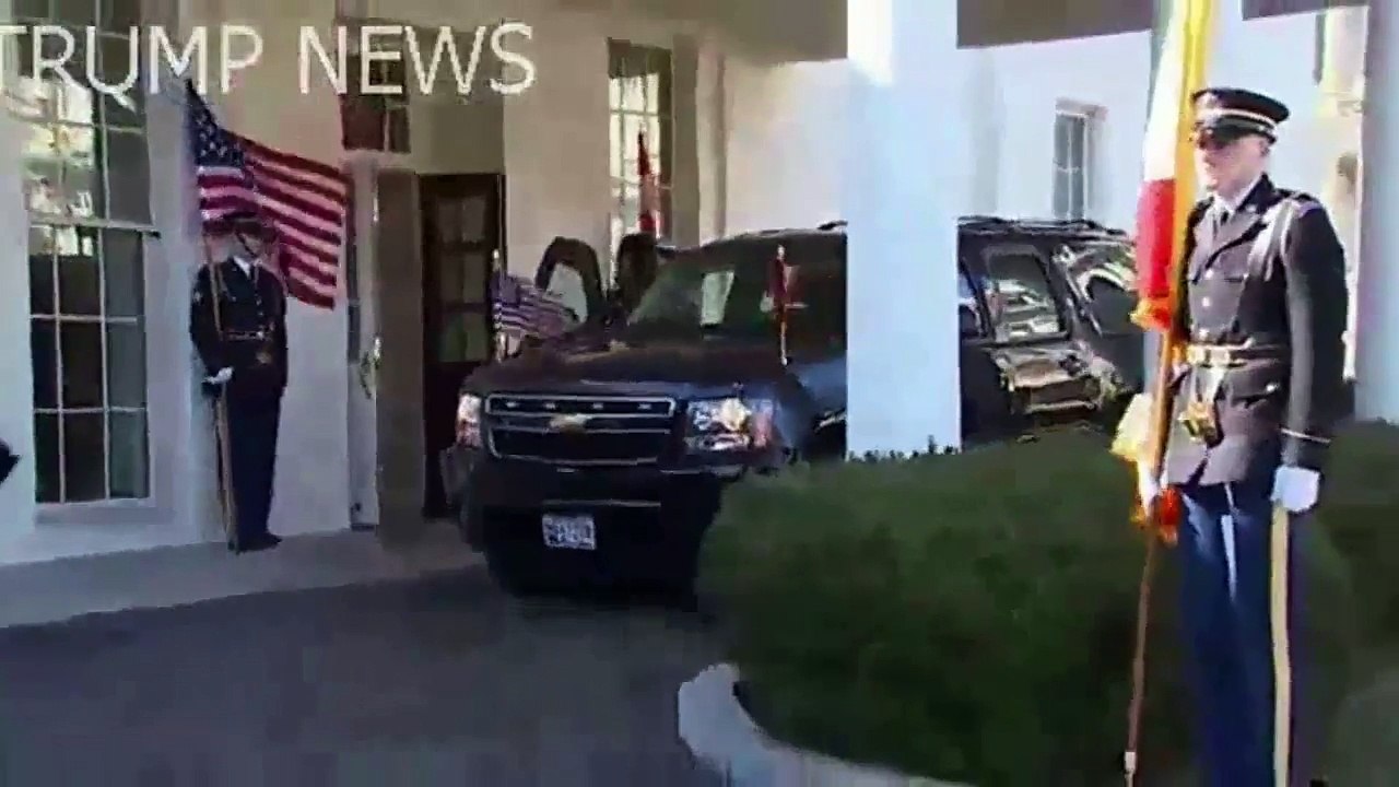 President Trump Welcomes Canadian Prime Minister Trudeau To The White House In First Face To Face -