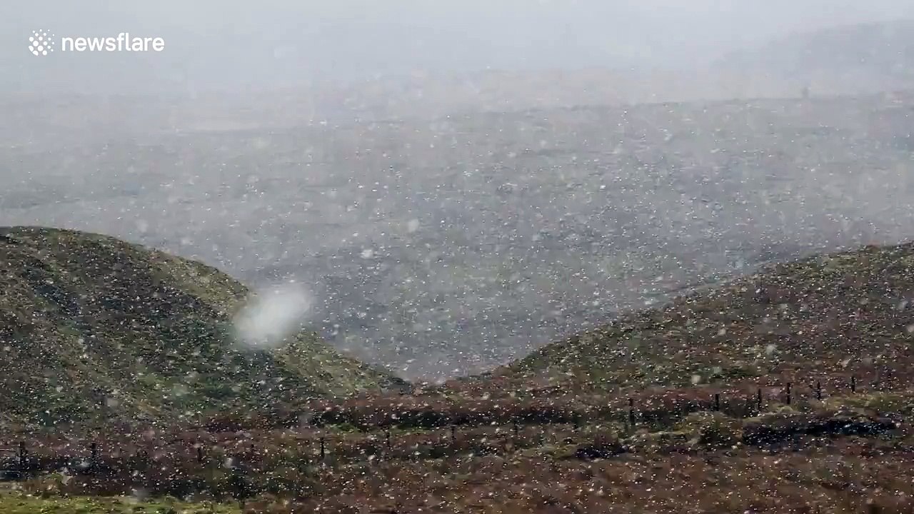 Snow in Northern Ireland during Storm Doris
