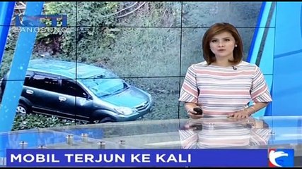 Mobil Terjun ke Kali, Penumpang Luka Parah