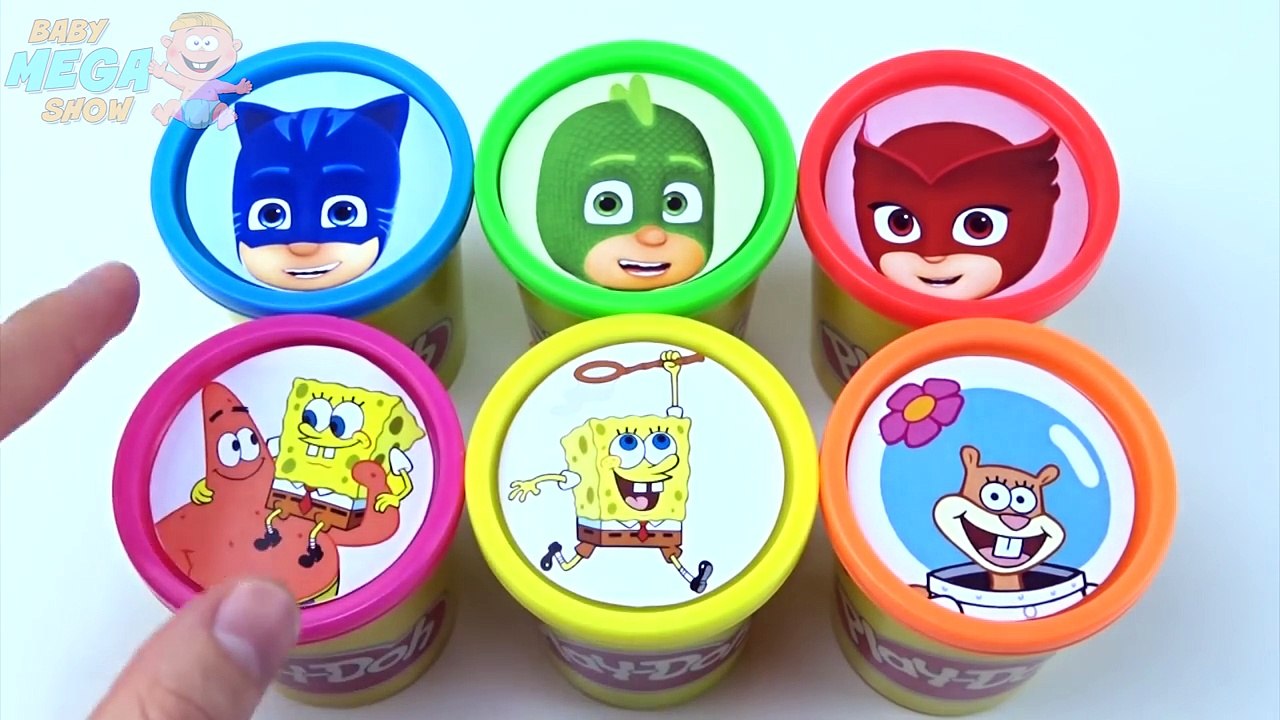 Lollipop Smiley Toys Play Doh Clay Princess Disney McQueen Cars 3 Spongebob Learn Colors f