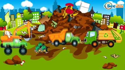 Kids Cartoon - Racing Cars with Emergency Vehicles - The Ambulance. Car Cartoons for children