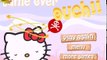 Hello Kitty Video Game picking up ice cream prizes games for girls Jeux de fille, juegos gratis U2e