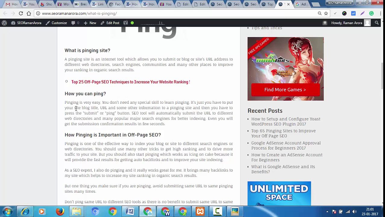 What is Pinging and Importance in Off Page SEO - Off-Page SEO Techniques