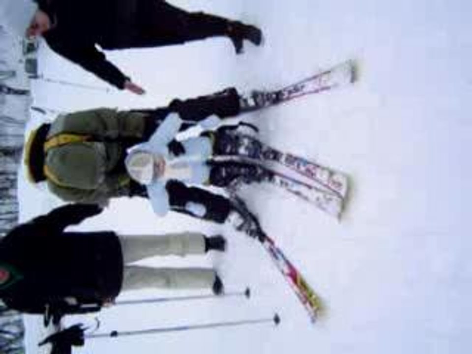 Je fais du ski!