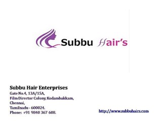 Best Indian Human Hair in Chennai - Subbu Hair Enterprises