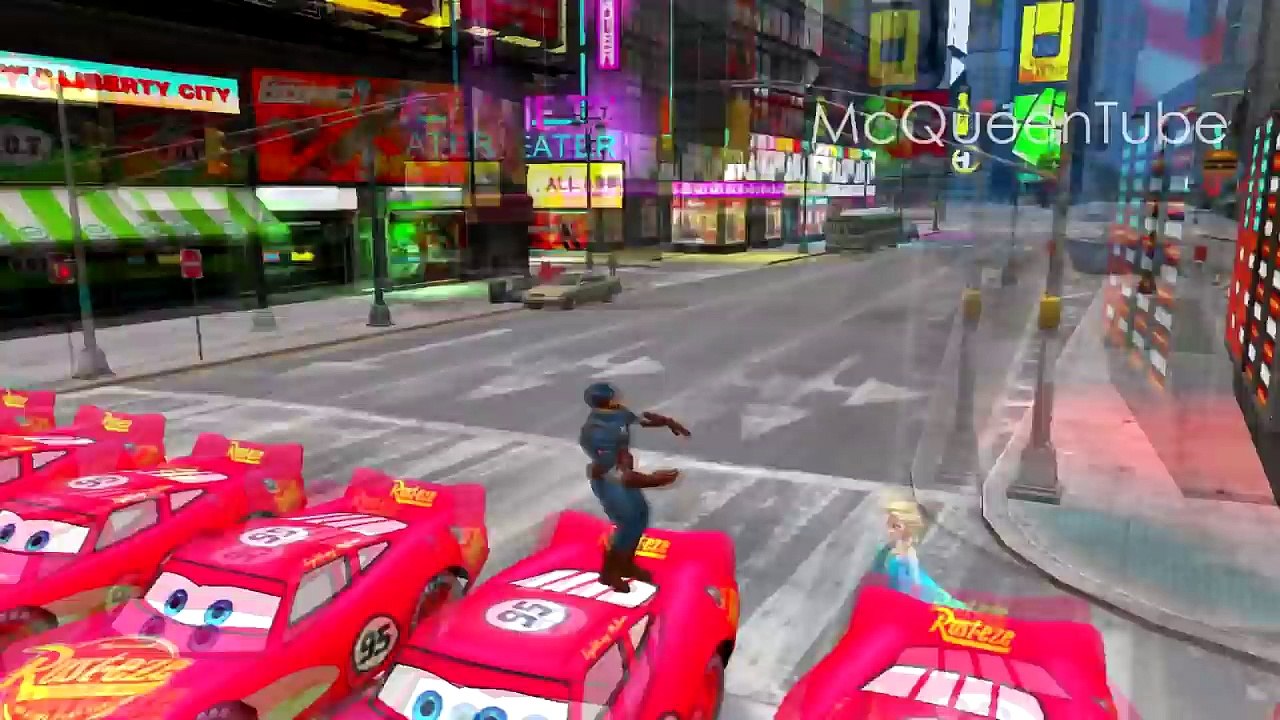 Nursery Rhymes Disney cars with Minions Childrens Songs Lightning McQueen & Carsky