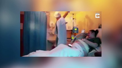 Cười vỡ bụng với màn nhảy hài hước của anh chồng khi vợ đau đẻ