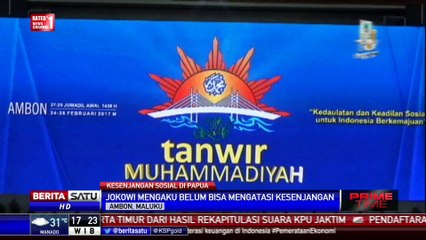 Jokowi Akui Belum Mampu Selesaikan Kesenjangan Sosial di Papua