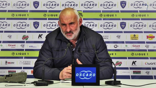 Angers-Bastia : Conf. d'avant-match de F. Ciccolini