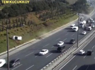 Tem'deki Ilginç Kaza Kamerada