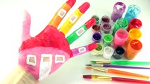 Pintura de la cara a Aprender los Colores para los Niños de la Pintura del Cuerpo Dedo de la Familia Rimas por KC T