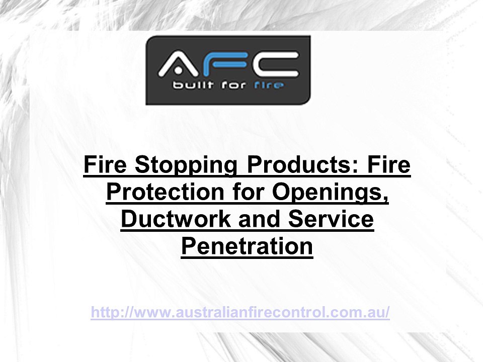 Fire Stopping Products