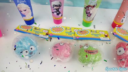 Learn COLORS with Yo Gabba Gabba Frozen Bath Paint Paw Patrol Squishy Pal Bathtime Toys, O