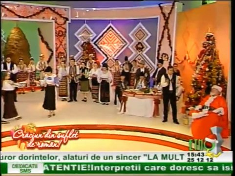 Laura Lavric - O venit badea aseara (Craciun din suflet de roman - ETNO TV - 25.12.2012)