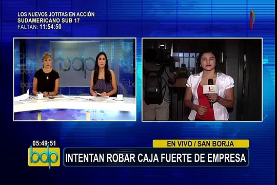 San Borja: delincuentes roban cajas fuertes de empresa
