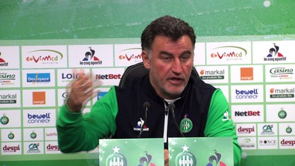 Christophe Galtier: «Trouver les ressources»