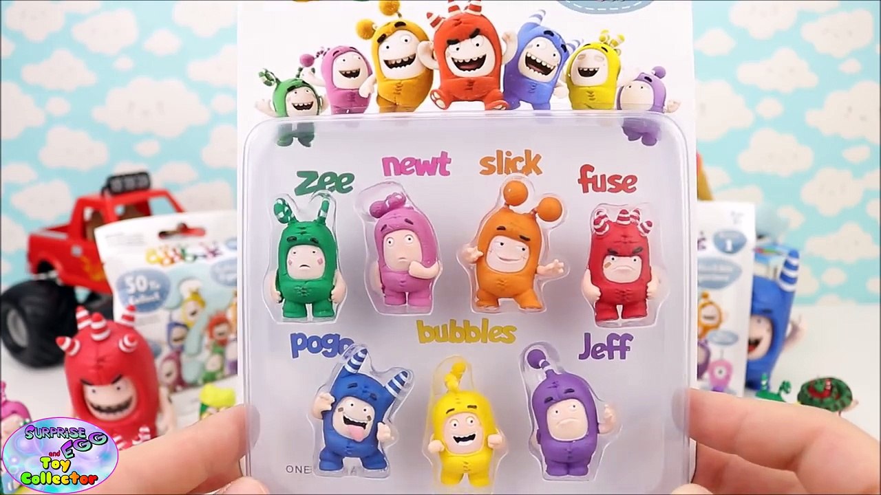 Oddbods Surprise Cubeez Cubes Blind Box Show Fuse Pogo Episode Surprise Egg and Toy Collec
