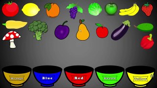 Learn Colors with Fruits and Vegetables Colors For Kids Educational Learning Video