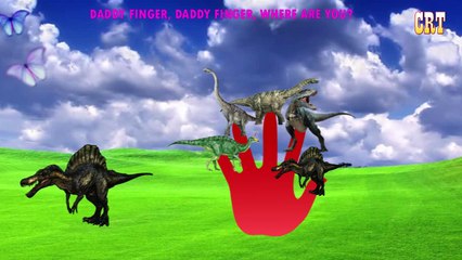 Télécharger la video: Dinosaurs Cartoons Singing Finger Family Rhymes And More Children Nursery Rhymes for Babie