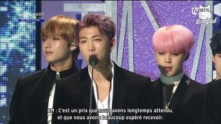 [CUT] 170222 6th Gaon Chart K-Pop Awards Best Album 4th Quarter: BTS (VOSTFR)