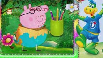 Peppa Pig Painting colors colorear DESENHO PINTADO / Family Finger Lyrics More Rhymes 2