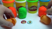 30 Surprise Eggs Play-Doh Surprise Egg Toys Disney Cars Angry Birds Spongebob Spiderman Pl