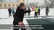 En Russie, 1er championnat de ping pong... sur glace