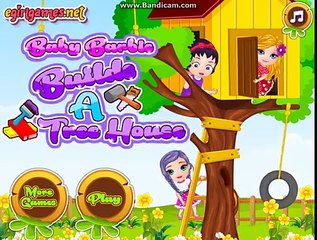 Baby Barbi Builds A Treehouse
