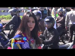 Polisi Ajak SPG Kampanye Operasi Simpatik di Malang - NET24