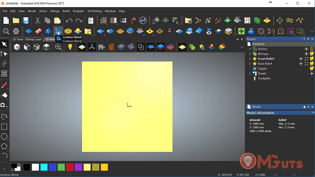 Autodesk Artcam 2017 interface reivew