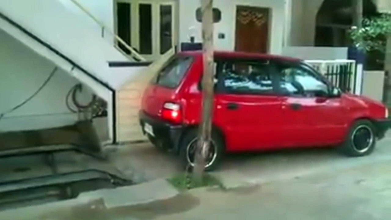 Car parking on home. Space efficient