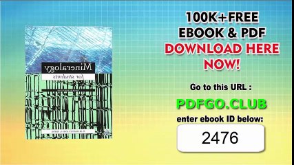 Mineralogy for Students 3rd Edition