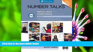 READ book Number Talks: Whole Number Computation, Grades K-5: A Multimedia Professional Learning