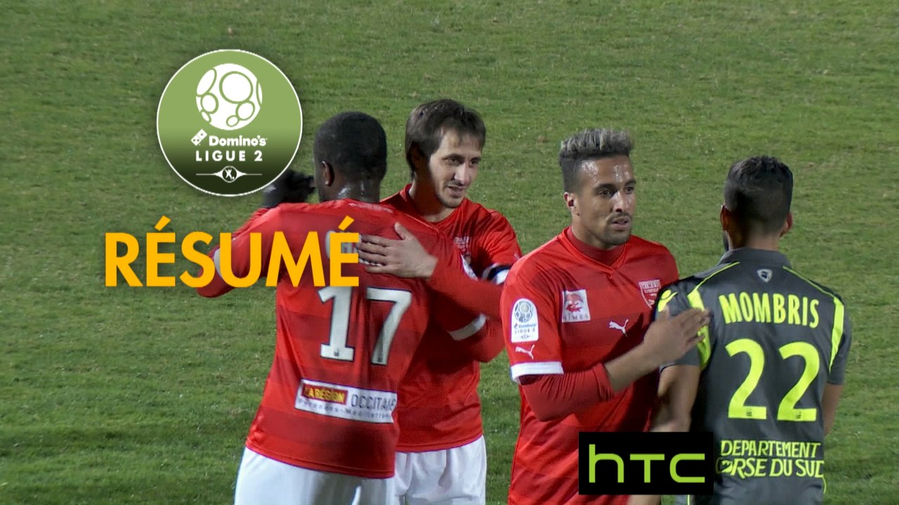 Nîmes Olympique - Gazélec FC Ajaccio (1-1)  - Résumé - (NIMES-GFCA) / 2016-17