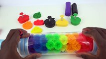 DIY Cómo Hacer Plastilina Poderoso Juguetes Tinas de Modelado de Arcilla Aprender los Colores