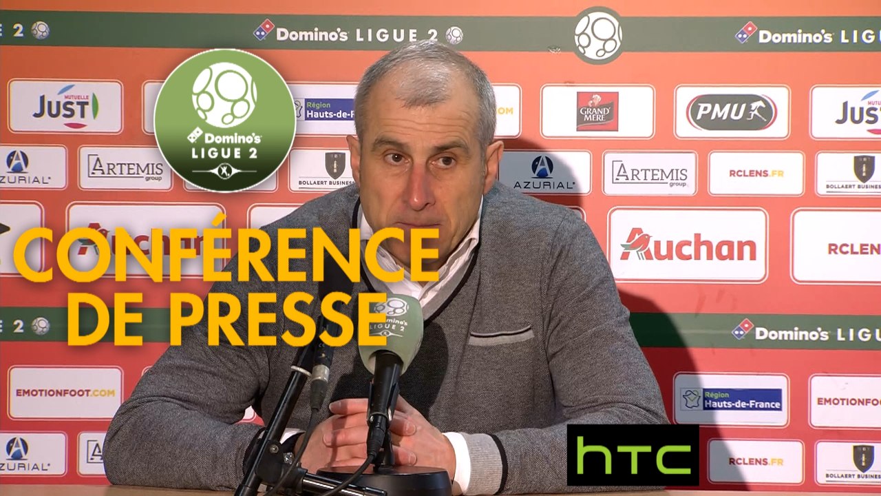 Conférence de presse RC Lens - Valenciennes FC (2-0) : Alain  CASANOVA (RCL) - Faruk HADZIBEGIC (VAFC) - 2016/2017