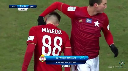 Patryk Malecki  Goal HD - Wisla	2-0	Jagiellonia 25.02.2017