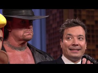 Undertaker scares Jimmy Fallon on his show
