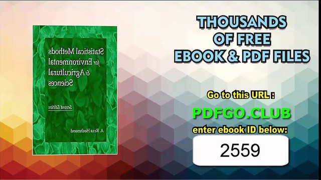 Statistical Methods for Environmental and Agricultural Sciences 2nd Edition