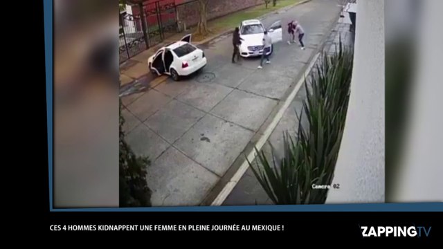 Une femme se fait enlever en plein jour : une caméra de surveillance filme tout (vidéo)