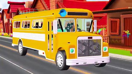 Wheels On The Bus Go Round And Round with Spiderman | Nursery Rhymes For Children | Kids S