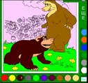 Маша и Медведь. Раскраска мультик новая серия new года. Masha and the Bear coloring.