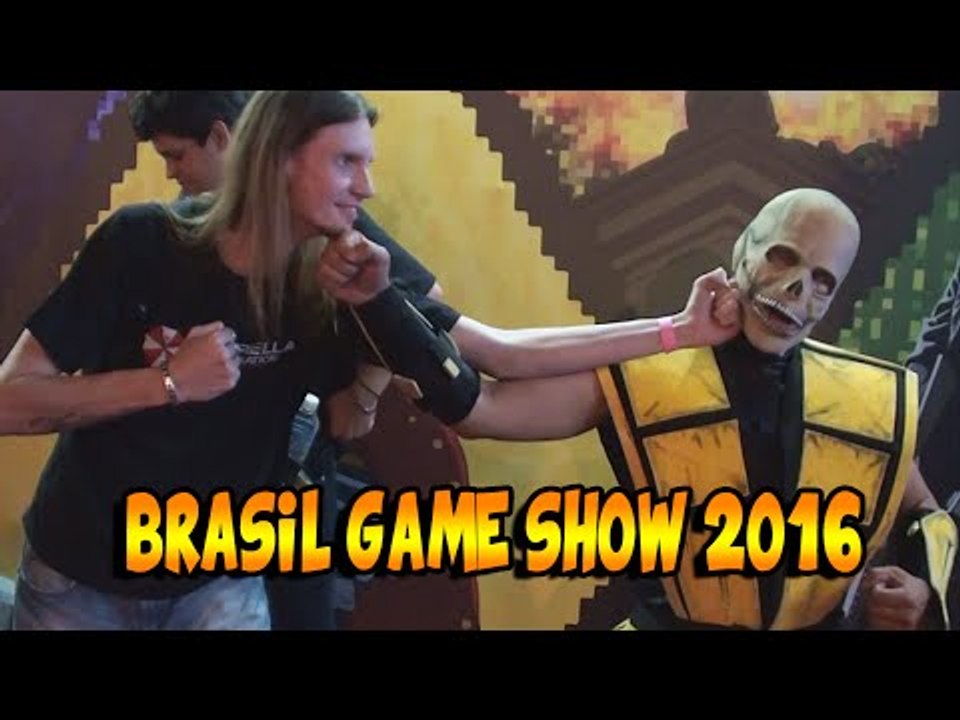 BGS BRASIL GAME SHOW 2016 PARTE 1 - Evolução do videogame, Tekken 7, coleção Resident Evil