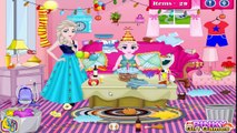 #Frozen Games #Baby Elsa Birthday Party Cleaning #Games For Girls